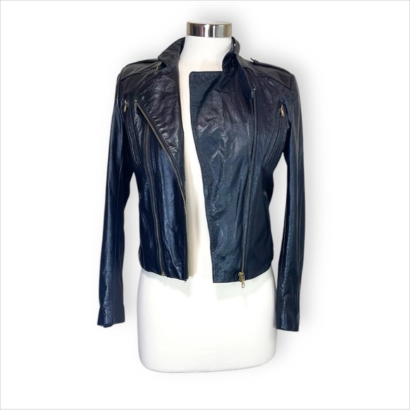 Vintage Wilson Leather 1980’s Motorcross Racing Leather Jacket - Picture 3 of 13